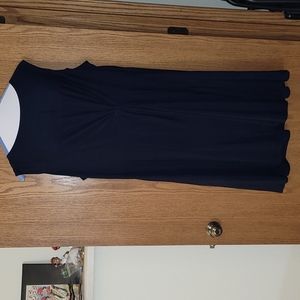 Navy Blue Lane Bryant Twist-Front Dress